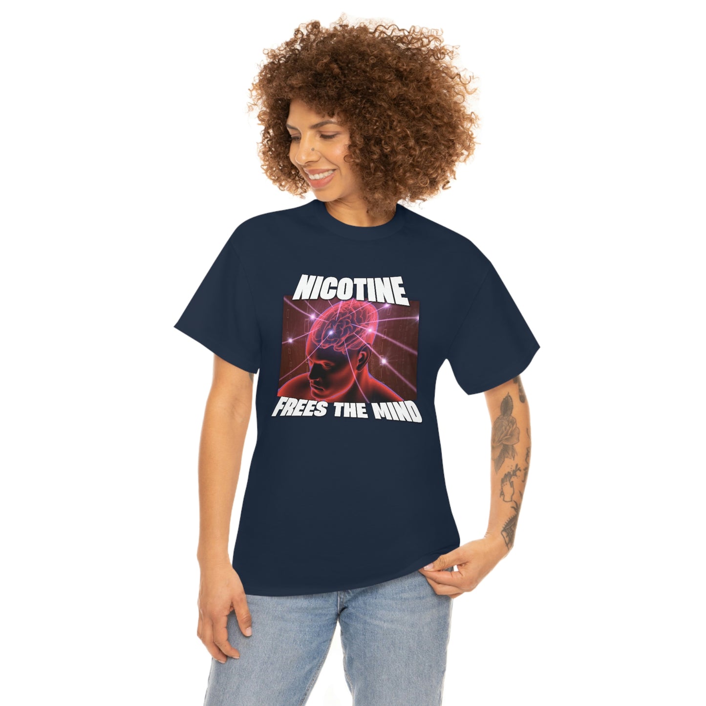 NICOTINE FREES THE MIND T-SHIRT