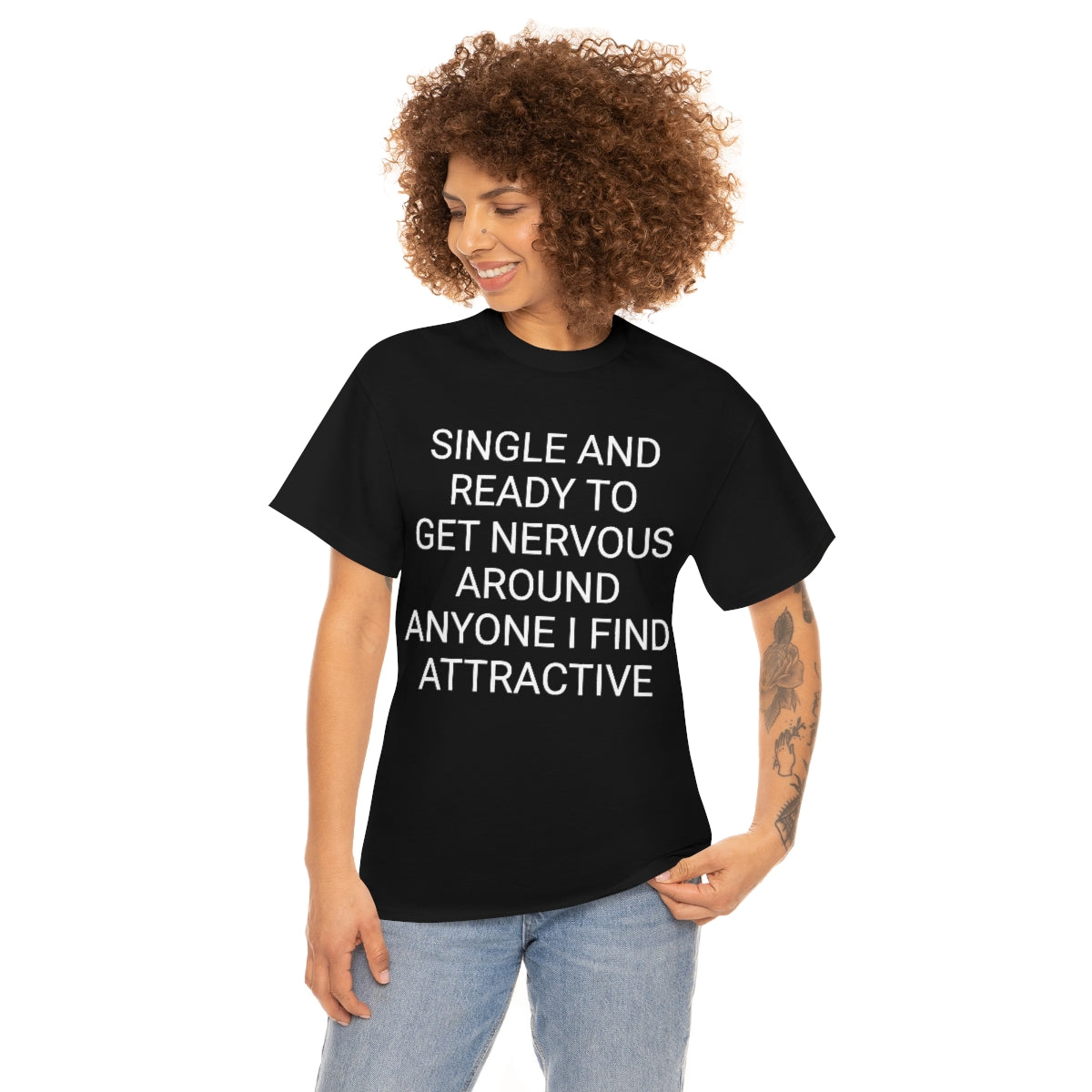 SINGLE AND NERVOUS T-SHIRT